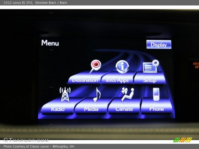 Obsidian Black / Black 2013 Lexus ES 350