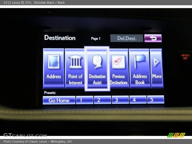 Obsidian Black / Black 2013 Lexus ES 350