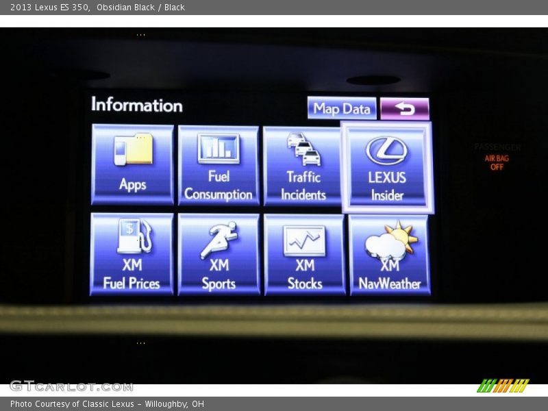 Obsidian Black / Black 2013 Lexus ES 350