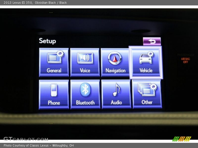 Obsidian Black / Black 2013 Lexus ES 350