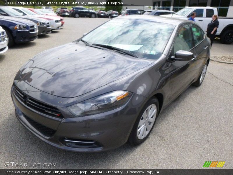 Granite Crystal Metallic / Black/Light Tungsten 2014 Dodge Dart SXT