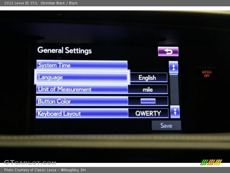 Obsidian Black / Black 2013 Lexus ES 350