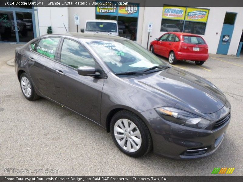 Granite Crystal Metallic / Black/Light Tungsten 2014 Dodge Dart SXT