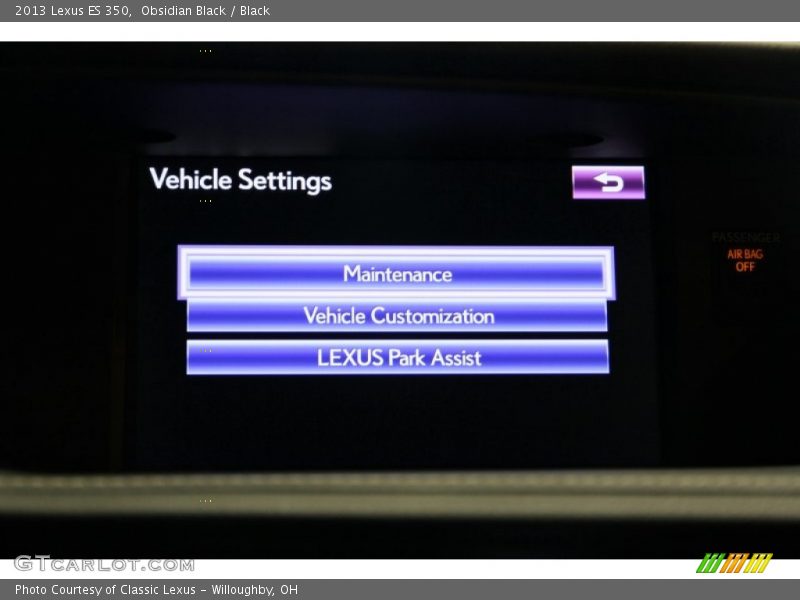 Obsidian Black / Black 2013 Lexus ES 350