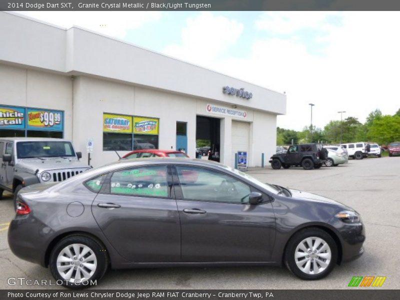 Granite Crystal Metallic / Black/Light Tungsten 2014 Dodge Dart SXT
