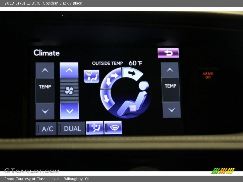 Obsidian Black / Black 2013 Lexus ES 350
