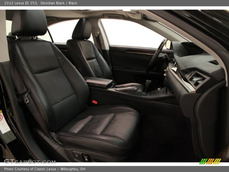 Obsidian Black / Black 2013 Lexus ES 350