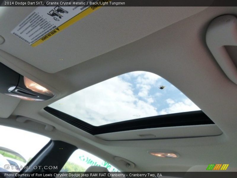 Granite Crystal Metallic / Black/Light Tungsten 2014 Dodge Dart SXT