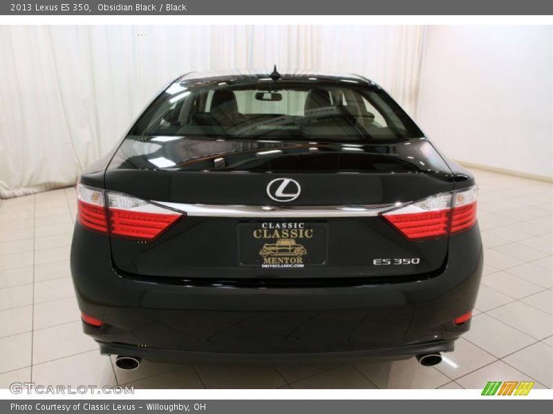 Obsidian Black / Black 2013 Lexus ES 350