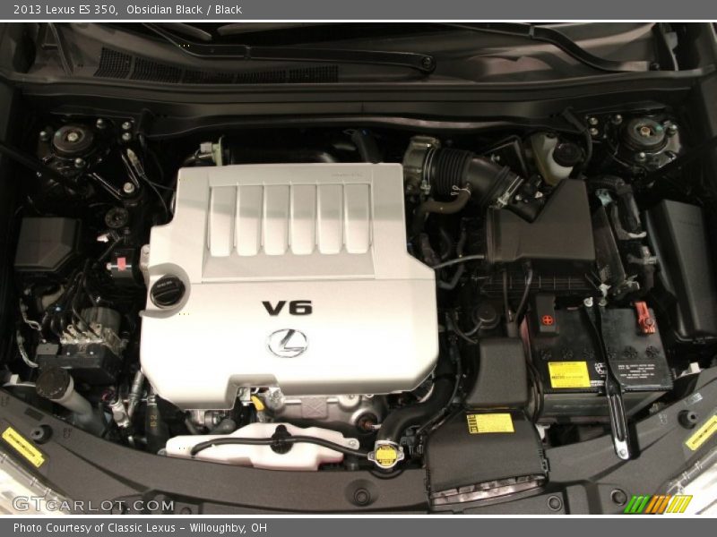 Obsidian Black / Black 2013 Lexus ES 350