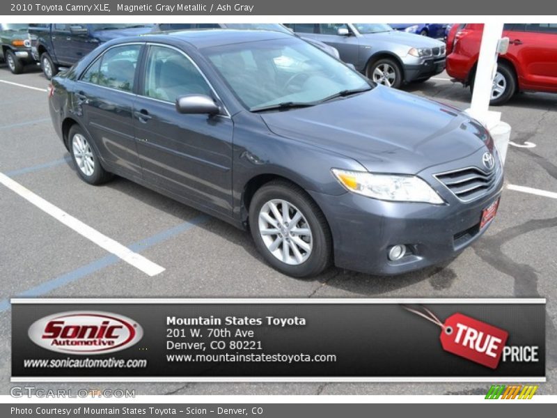 Magnetic Gray Metallic / Ash Gray 2010 Toyota Camry XLE