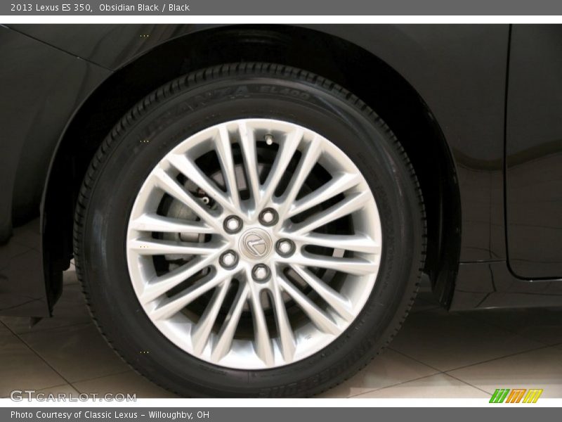 Obsidian Black / Black 2013 Lexus ES 350