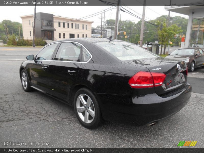 Black / Cornsilk Beige 2012 Volkswagen Passat 2.5L SE