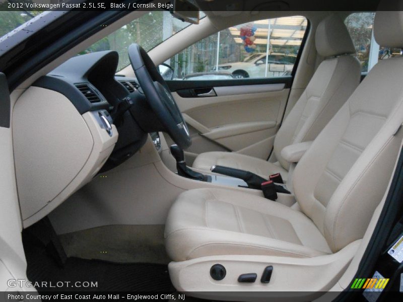 Black / Cornsilk Beige 2012 Volkswagen Passat 2.5L SE