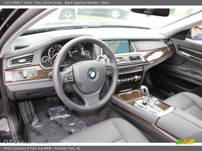Black Sapphire Metallic / Black 2013 BMW 7 Series 740Li xDrive Sedan
