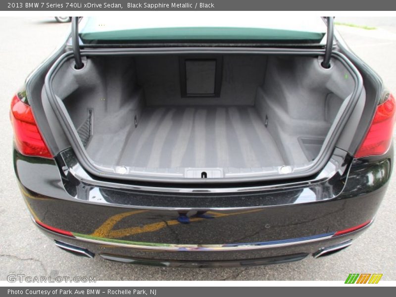 Black Sapphire Metallic / Black 2013 BMW 7 Series 740Li xDrive Sedan