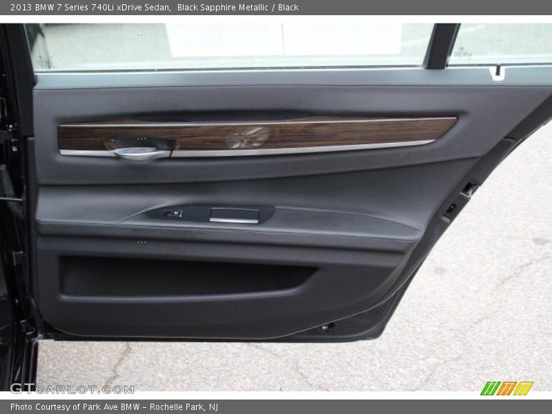 Black Sapphire Metallic / Black 2013 BMW 7 Series 740Li xDrive Sedan