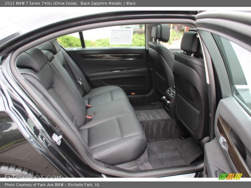 Black Sapphire Metallic / Black 2013 BMW 7 Series 740Li xDrive Sedan