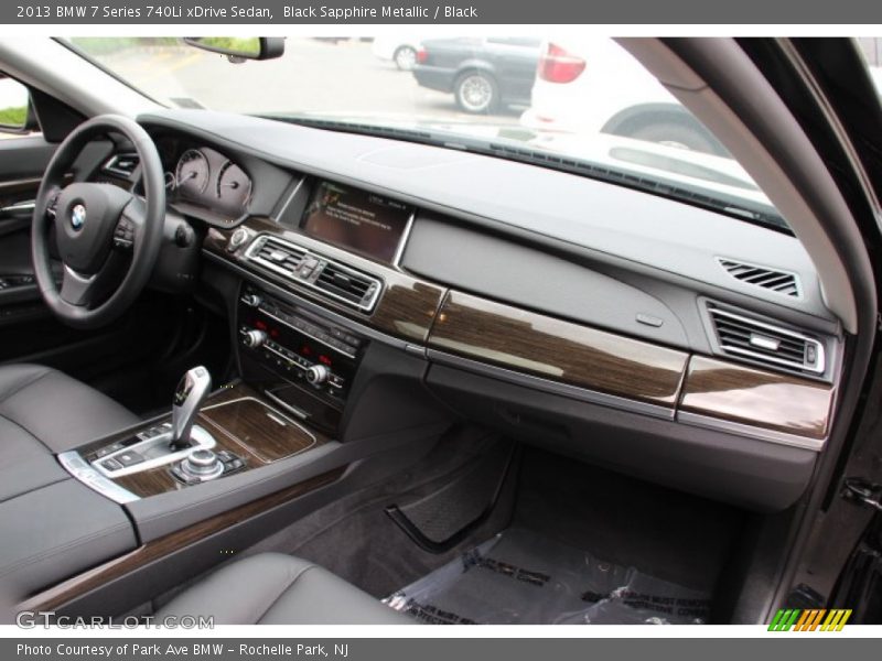 Black Sapphire Metallic / Black 2013 BMW 7 Series 740Li xDrive Sedan