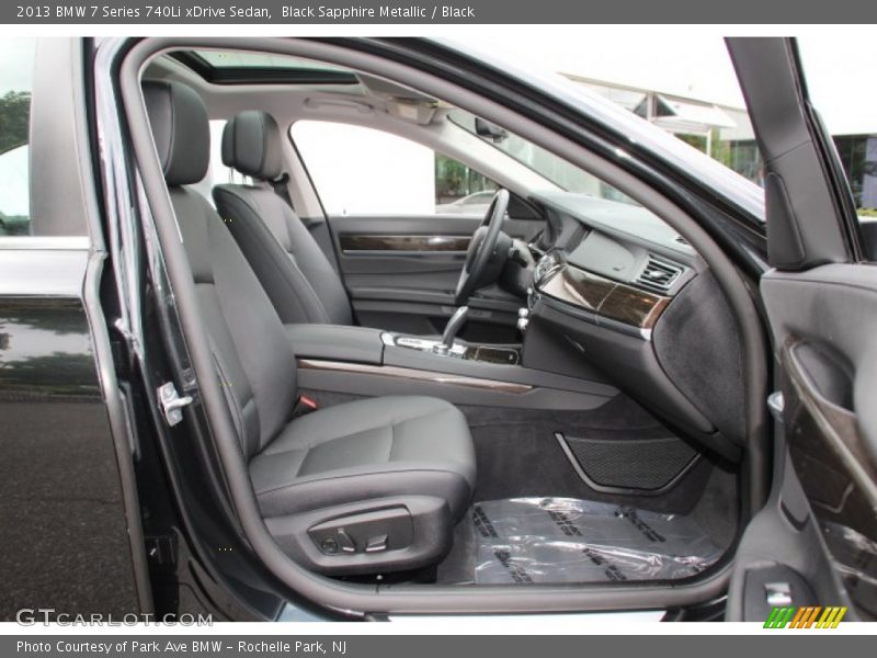 Black Sapphire Metallic / Black 2013 BMW 7 Series 740Li xDrive Sedan