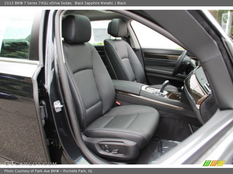 Black Sapphire Metallic / Black 2013 BMW 7 Series 740Li xDrive Sedan