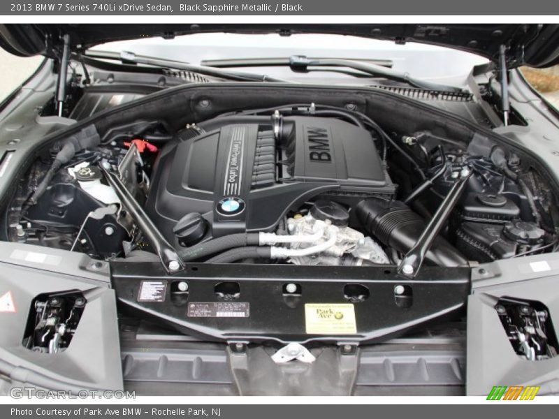 Black Sapphire Metallic / Black 2013 BMW 7 Series 740Li xDrive Sedan