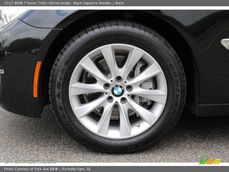 Black Sapphire Metallic / Black 2013 BMW 7 Series 740Li xDrive Sedan