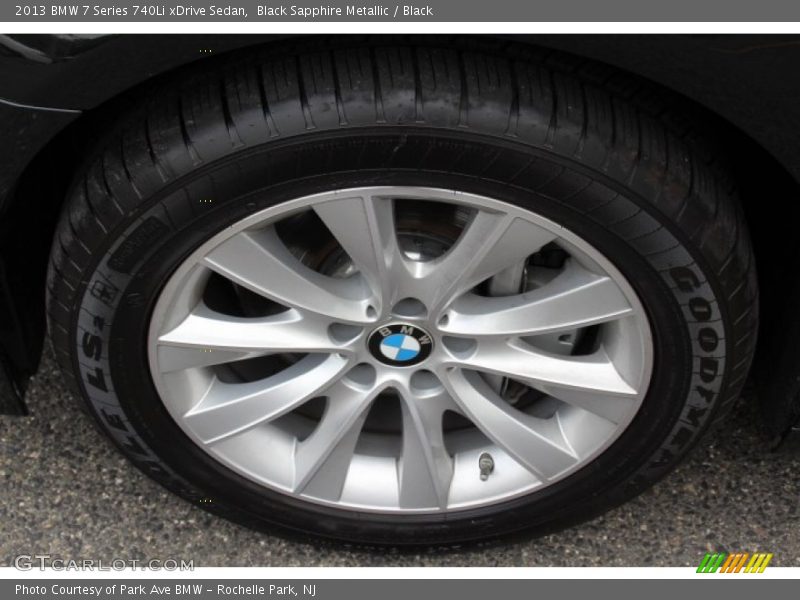 Black Sapphire Metallic / Black 2013 BMW 7 Series 740Li xDrive Sedan