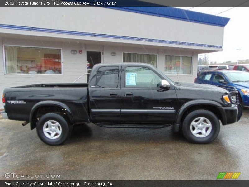 Black / Gray 2003 Toyota Tundra SR5 TRD Access Cab 4x4