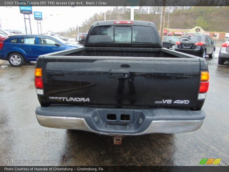 Black / Gray 2003 Toyota Tundra SR5 TRD Access Cab 4x4
