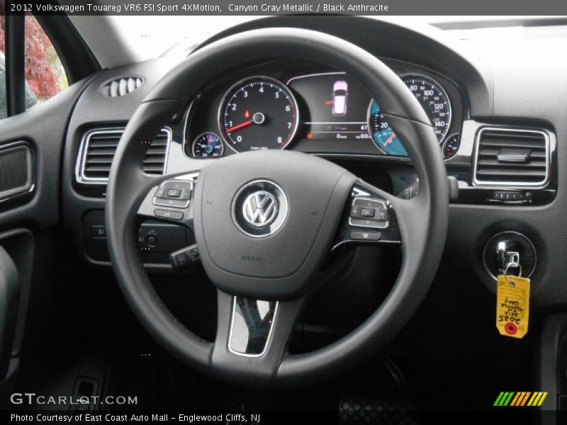 Canyon Gray Metallic / Black Anthracite 2012 Volkswagen Touareg VR6 FSI Sport 4XMotion