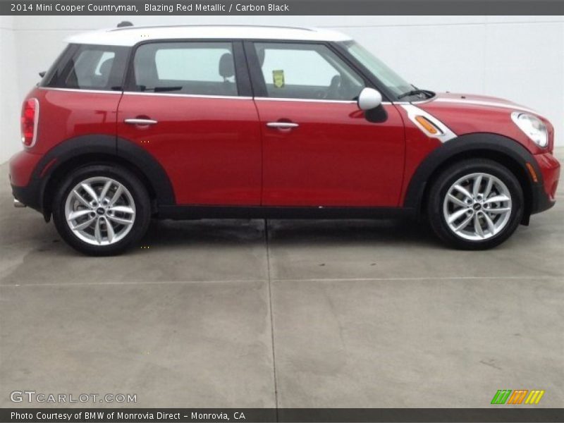 Blazing Red Metallic / Carbon Black 2014 Mini Cooper Countryman