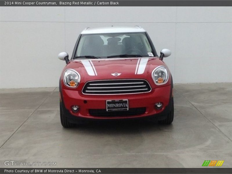 Blazing Red Metallic / Carbon Black 2014 Mini Cooper Countryman
