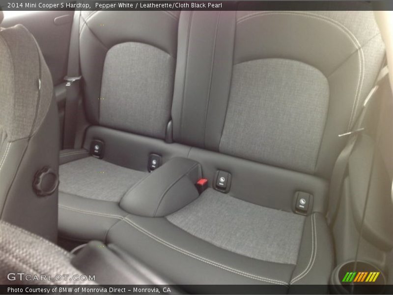 Rear Seat of 2014 Cooper S Hardtop