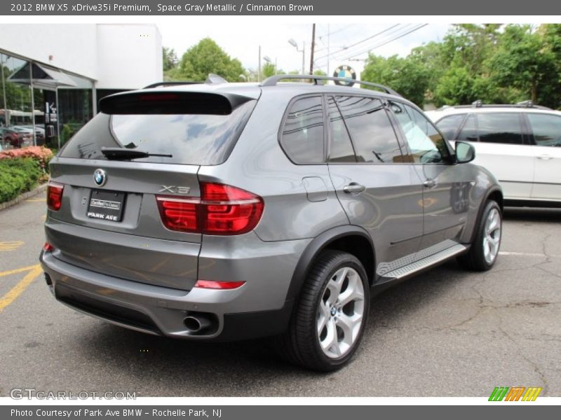 Space Gray Metallic / Cinnamon Brown 2012 BMW X5 xDrive35i Premium