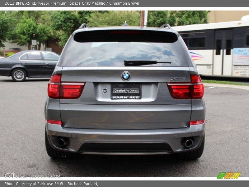 Space Gray Metallic / Cinnamon Brown 2012 BMW X5 xDrive35i Premium