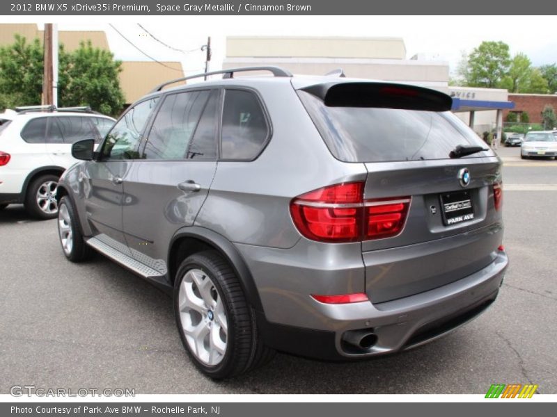 Space Gray Metallic / Cinnamon Brown 2012 BMW X5 xDrive35i Premium