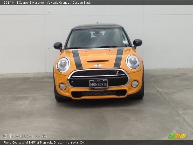 Volcanic Orange / Carbon Black 2014 Mini Cooper S Hardtop