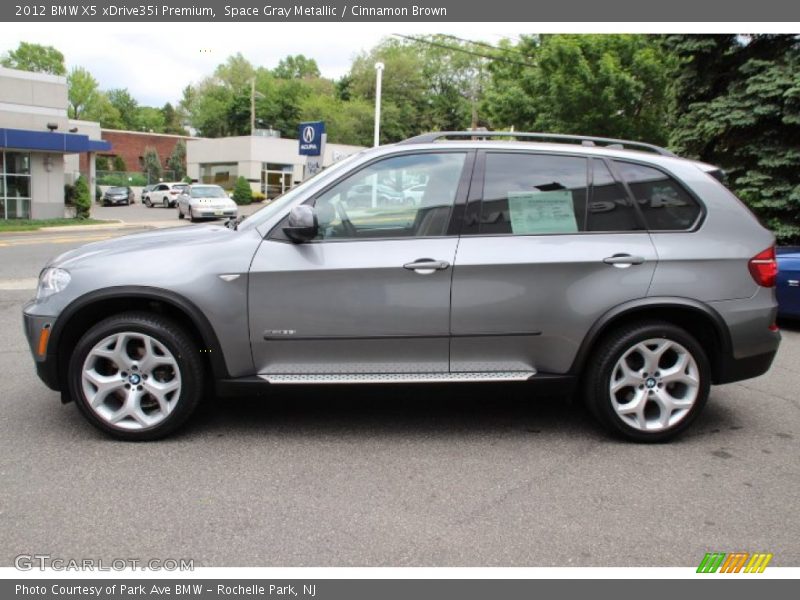 Space Gray Metallic / Cinnamon Brown 2012 BMW X5 xDrive35i Premium