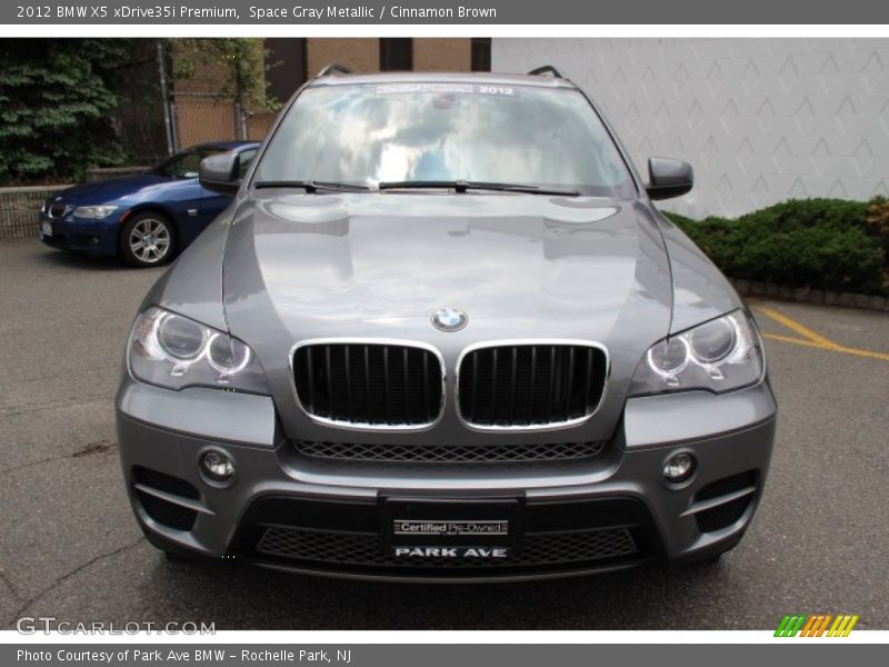 Space Gray Metallic / Cinnamon Brown 2012 BMW X5 xDrive35i Premium