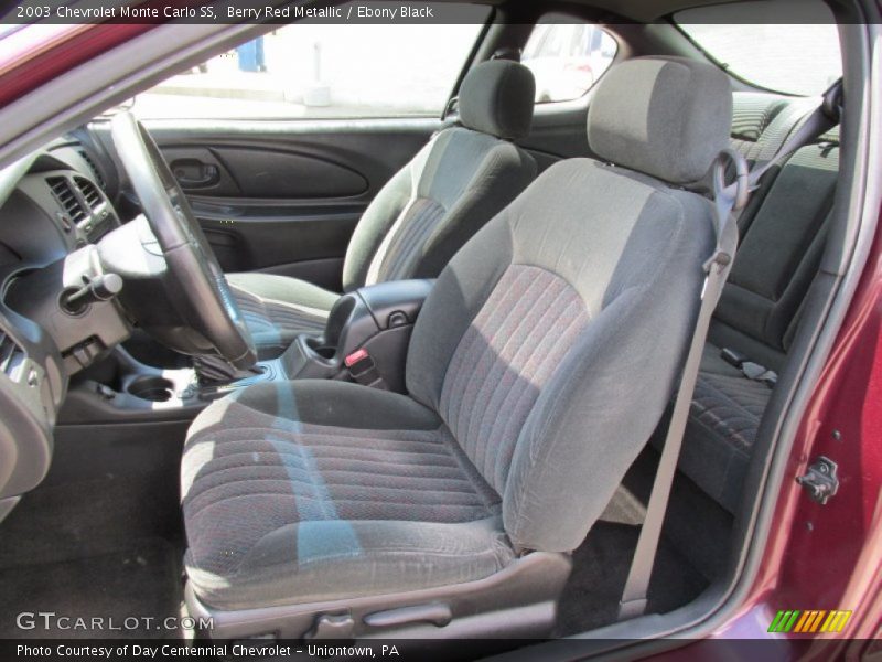 Berry Red Metallic / Ebony Black 2003 Chevrolet Monte Carlo SS