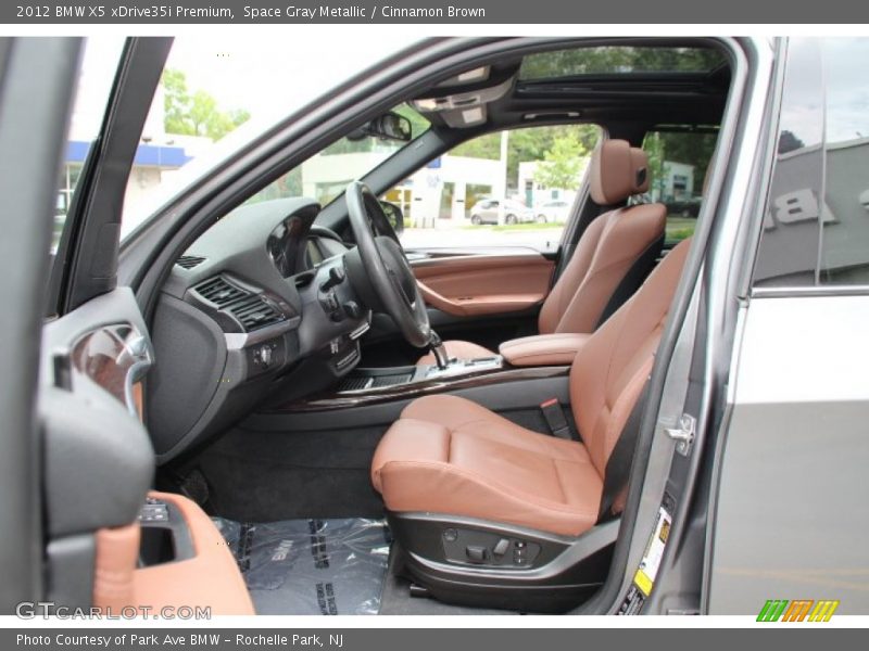 Space Gray Metallic / Cinnamon Brown 2012 BMW X5 xDrive35i Premium