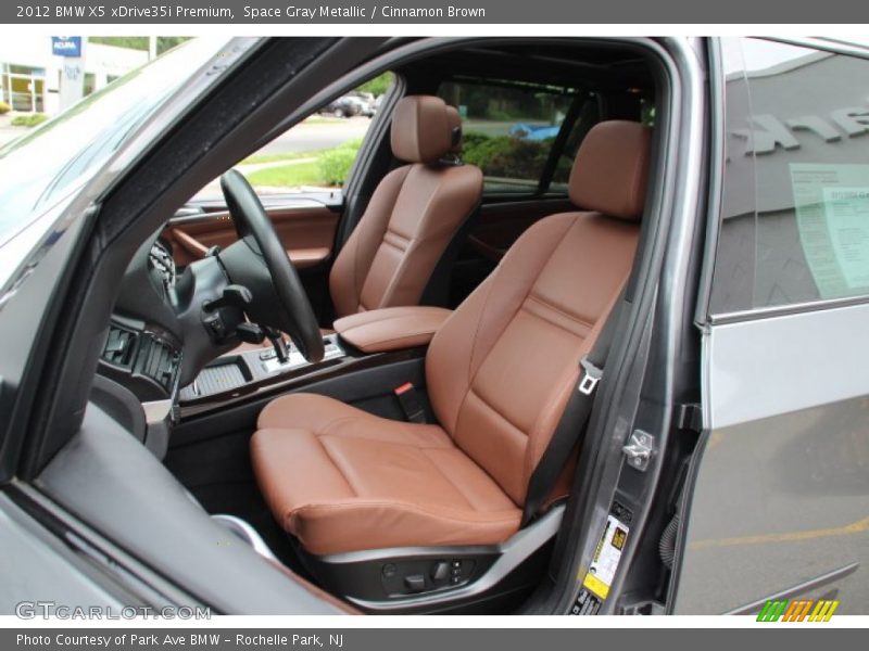 Space Gray Metallic / Cinnamon Brown 2012 BMW X5 xDrive35i Premium