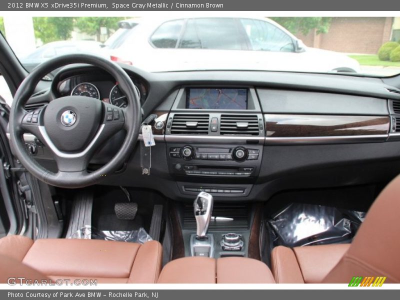 Space Gray Metallic / Cinnamon Brown 2012 BMW X5 xDrive35i Premium