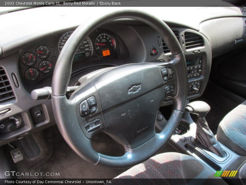 Berry Red Metallic / Ebony Black 2003 Chevrolet Monte Carlo SS