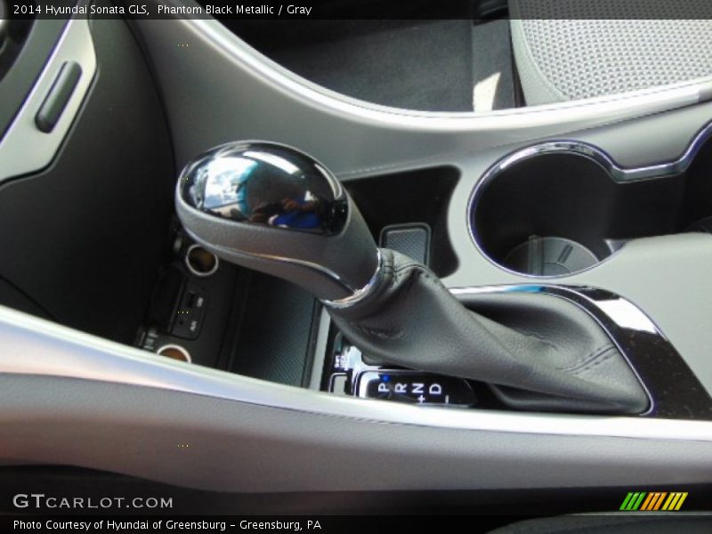 Phantom Black Metallic / Gray 2014 Hyundai Sonata GLS