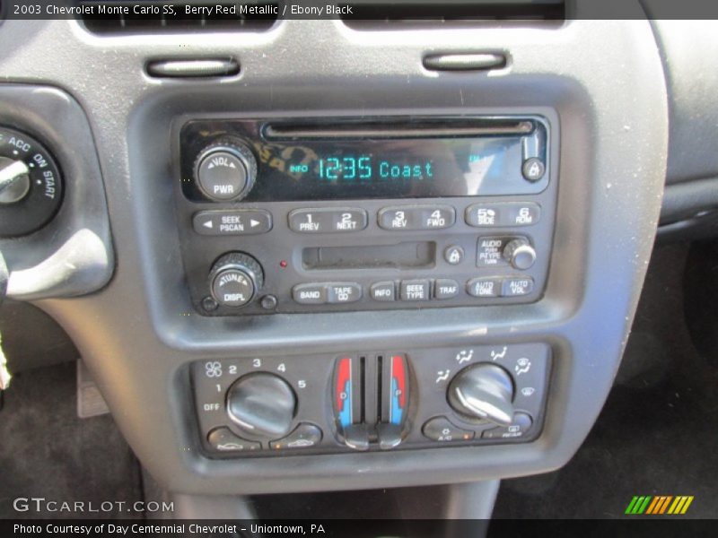 Berry Red Metallic / Ebony Black 2003 Chevrolet Monte Carlo SS
