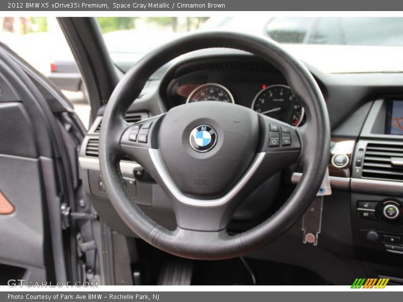 Space Gray Metallic / Cinnamon Brown 2012 BMW X5 xDrive35i Premium