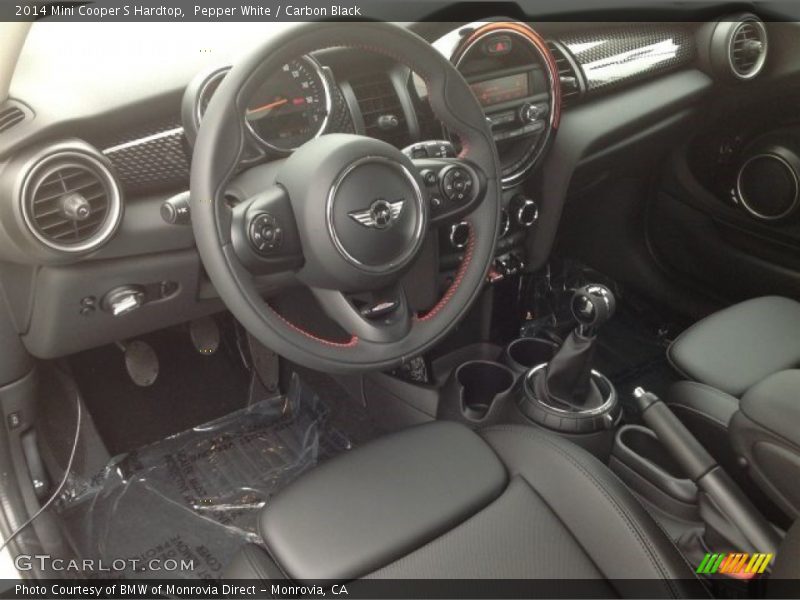 Pepper White / Carbon Black 2014 Mini Cooper S Hardtop