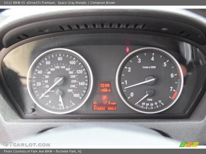Space Gray Metallic / Cinnamon Brown 2012 BMW X5 xDrive35i Premium